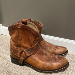 Brown Frye booties